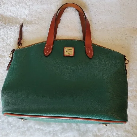 Dooney & Bourke Satchel Set with Medium Wristlet & Extra Strap - Picture 2 of 14